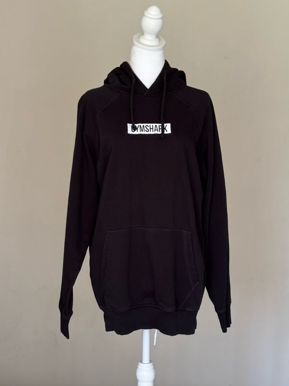 Gymshark Womenβs Black Crewneck Hoodie